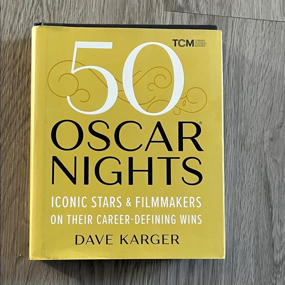 TCM 50 Oscar Nights Book - Vibrant Yellow Cover